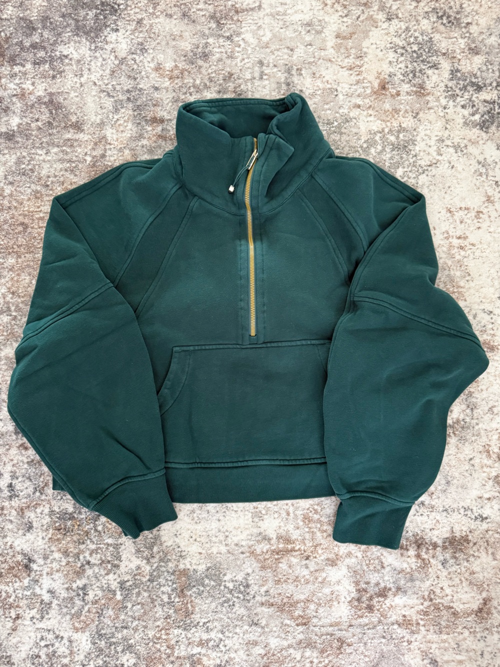 Lululemon Scuba Funnel Neck Half-Zip Pullover Storm Teal
